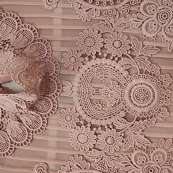 Ted Baker London Cailley Pink Embroidered Longsleeve Blouse Size 3/ 8 - Picture 9 of 16